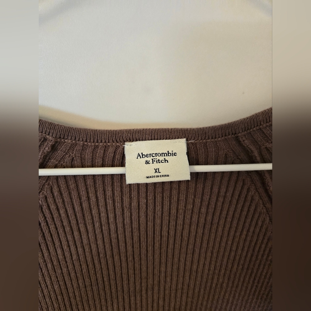 EUC Abercrombie & Fitch Knit Ribbed Cutout Sweater Dress - Picture 2 of 13